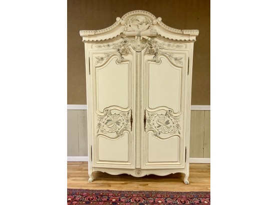 Decorative Painted French Style Large Armoire (CTF30)