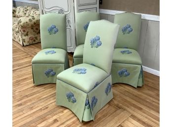 Set Of 4 Custom Upholstered Side Chairs (CTF20)