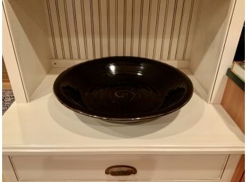 Large Simon Pearce Pottery Display Dish (CTF10)