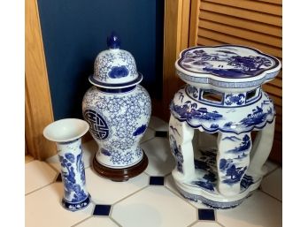 Chinese Style Porcelains, 3pcs (CTF10)