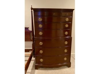 Drexel Solid Mahogany Bow Front Tall Chest (CTF20)