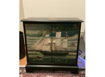 Nautical Themed Painted Cabinet (CTF10)