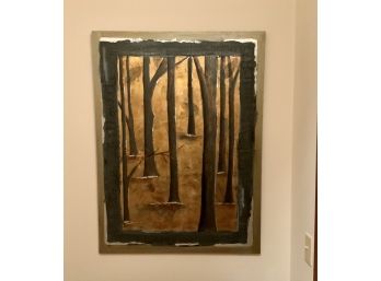 Lorton 'Tree Silhouette' Oil Painting (CTF10)