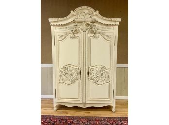 Decorative Painted French Style Large Armoire (CTF30)