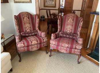 Pair Ethan Allen Wing Chairs (CTF20)