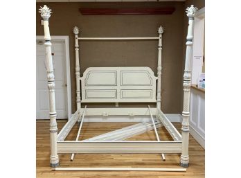 King Size Country Painted Tester Bed (CTF30)