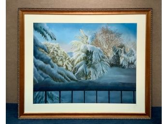 A. Van H Bernhard PSA, Winter Scene  Pastel (CTF10)