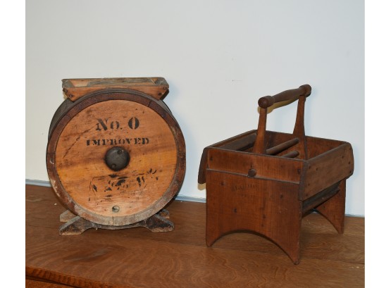 Table Model Butter Churn &  Flour Sifter (CTF10)