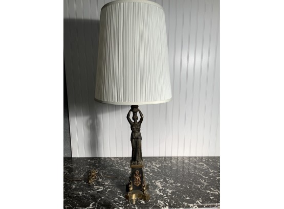 Vintage Figural Metal Table Lamp (CTF10)