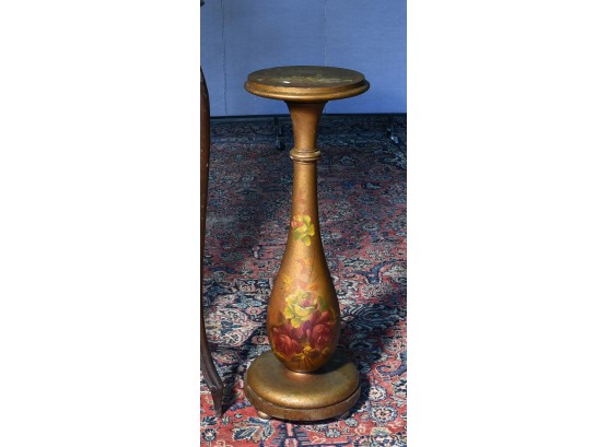 Paint-decorated Baluster Form Pedestal (CTF10)