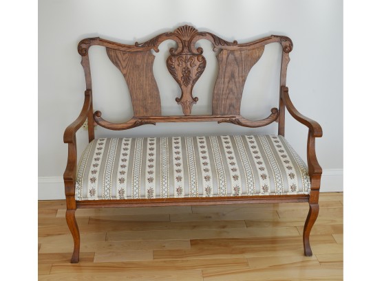 20th C. Victorian Style Settee (CTF20)