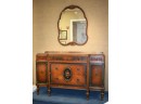Adams Style Vinatge Dresser And Mirror (CTF30)