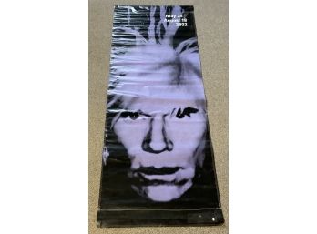 Large Andy Warhol At MOCA, Double-sided Scrim Advertising Banner (CTF10)
