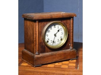 Mahogany Sessions Clock Co., Forestville, Connecticut Shelf Clock (CTF10)