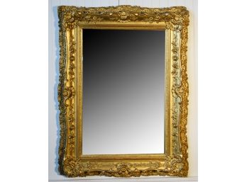 Victorian Rococo-Style Gilt Mirror (CTF10)