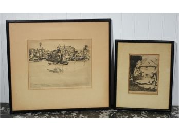 Two Etchings: W. Coughlin And Philip Kappel (CTF10)