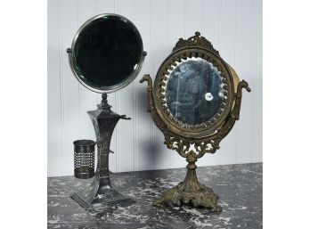 Two Antique Vanity Mirrors (CTF10)