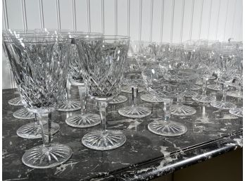 Large Collection Of Waterford Lismore Crystal, 66 Pieces (CTF 30)