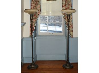 Pr Of  20th C. Torchiere Floors Lamps (CTF20)