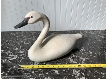 Composite Swan Form Doorstop By Austin Productions (CTF10)