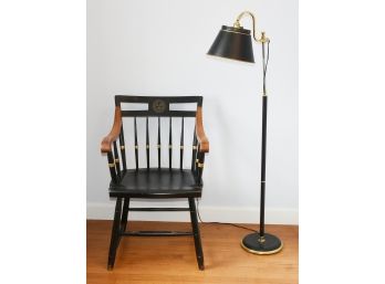 Nichols & Stone College Chair & Metal Floor Lamp (CTF 20)