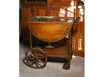 Victorian Oak Tea Cart (CTF20)