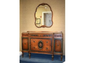 Adams Style Vinatge Dresser And Mirror (CTF30)