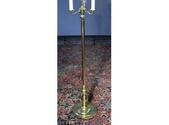 Contemporary Brass Patinated Floor Lamp (CTF10)