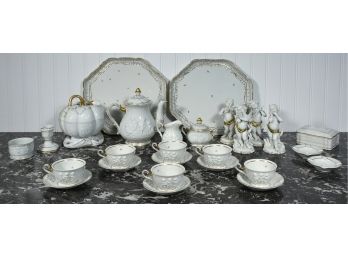 Capodimonte Tea Set And Figurines (CTF20)