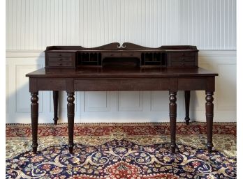 Quality Antique Mahogany Desk (CTF30)