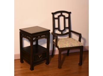 Thomasville Asian Design Stand And Armchair (CTF20)
