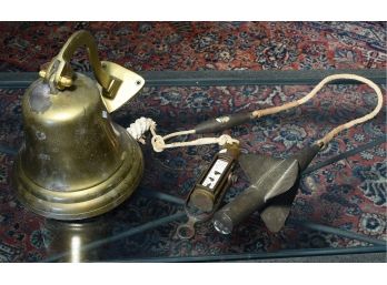 Modern Copper Bell & John Bliss Co. Brass And Steel Boat Tugalong (CTF10)
