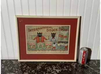 Colored Advertising Litho, International Stock Food Company (CTF10)