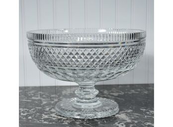 Waterford Cut Crystal Pedestal Center Bowl (CTF 10)