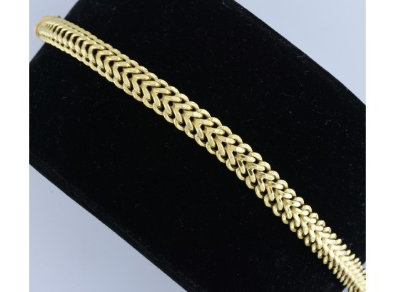 18k Gold Woven Bracelet