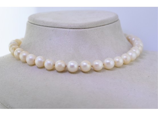 Cultured Pearl Necklace, As Is