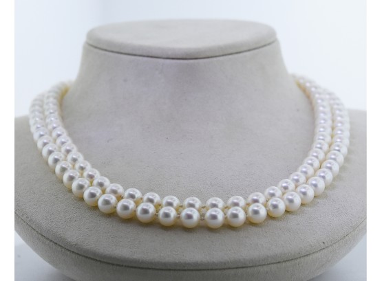 Cultured Pearl Necklace 34'