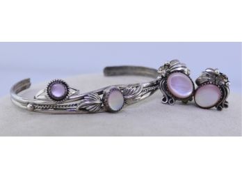3 Pc. Sterling Abalone Jewelry Suite