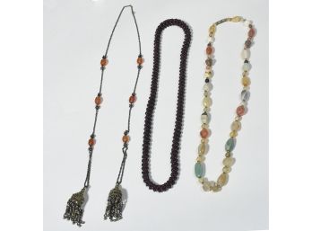 Three Vintage Necklaces