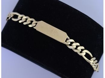 14K Gold ID Bracelet