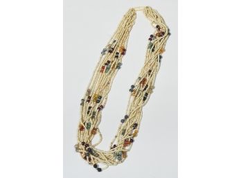 Multi Strand Bead Necklace