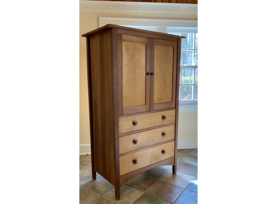Stickley Cherry & Curly Maple Cupboard  (CTF20)