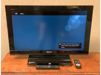 Sony 30' TV With DVD Blue Ray Player (CTF20)