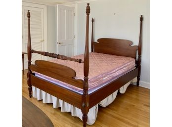 Four Poster Mahogany Double Bed (CTF50)