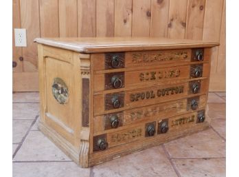 Antique Merricks Spool Cabinet (CTF10)