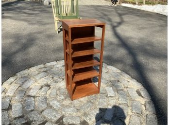 Cherry Canted Shelf Bookcase (CTF10)