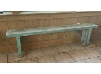 Country Green Painted Bench (CTF10)