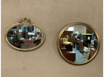 Two 20th C. Gilt Wall Mirrors (CTF20)