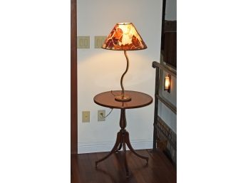 Bombay Company Stand & Metal Leaf Motif Table Lamp (CTF20)