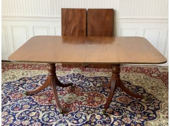 Antique Double Pedestal Dining Table (CTF40)